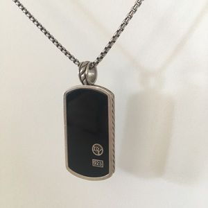 David Yurman Dog Tag